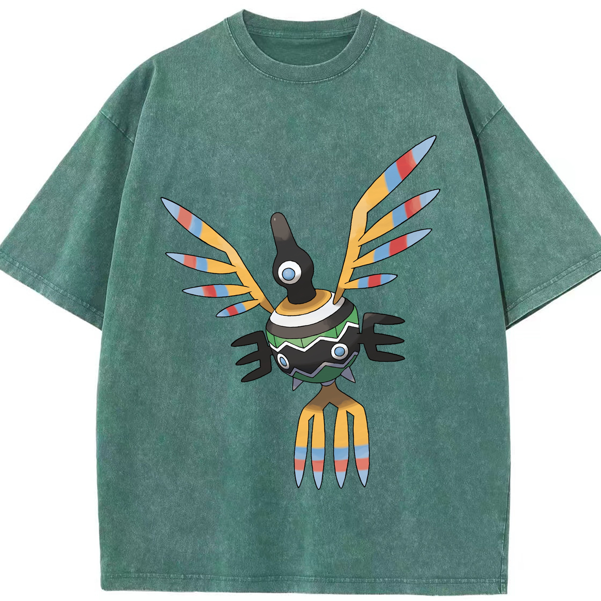 （画像用） ポケットモンスター Pokémon 綿100% ヴィンテージ風 半袖Tシャツ（フロントプリント）